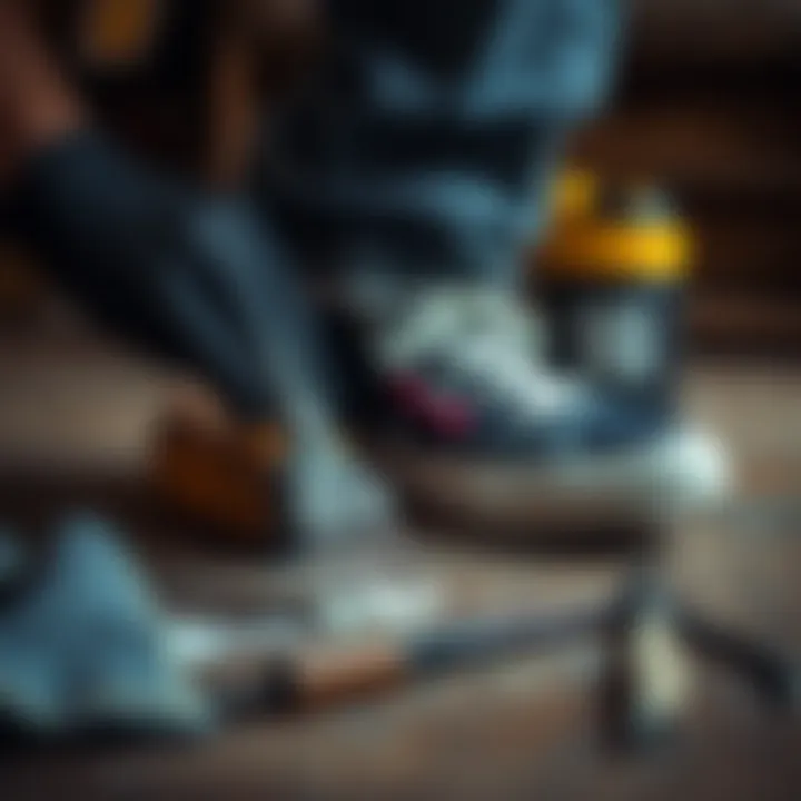 Maintenance tools for preserving canvas shoe quality