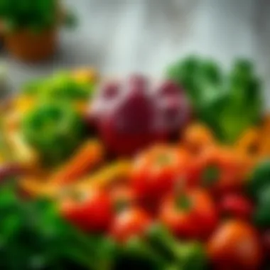 Colorful Vegetables for Effective Fat Loss Colorful array of vegetables promoting fat loss