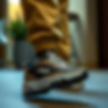 Casual setting featuring Fila shoes in everyday fashion