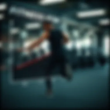 Graph showing the progression of physical fitness levels