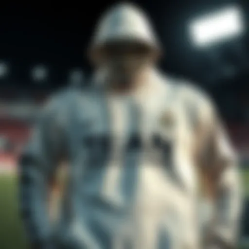 Stylish football team hoodie showcasing design innovation