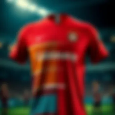 Galatasaray jersey showcasing vibrant colors and design