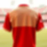 Historical representation of Galatasaray's iconic jersey