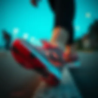 Happy girl wearing Nike shoes