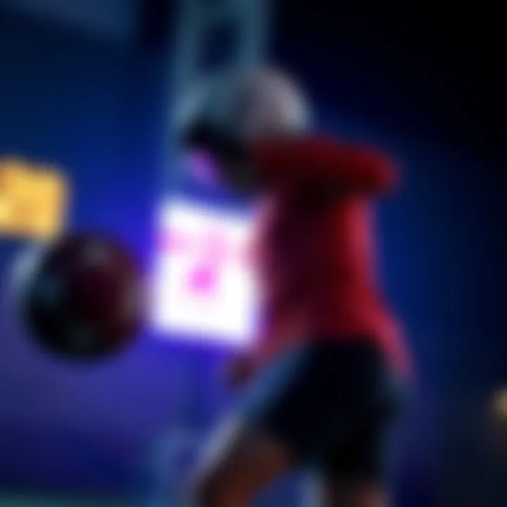 Dynamic athlete showcasing hemsball inspired gear in action