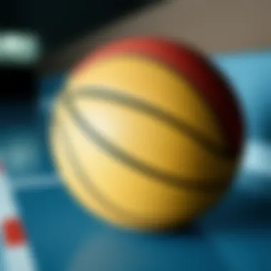 High-performance basketball featuring advanced material for professional players.