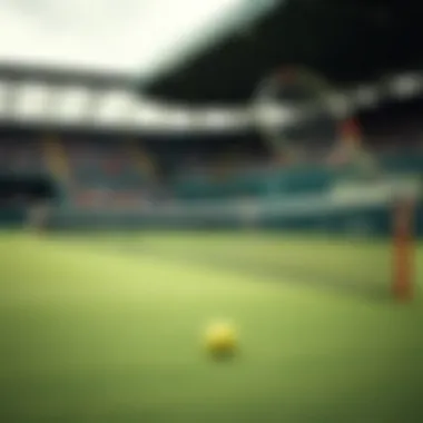 A historical timeline showing the evolution of tennis scoring through the years.