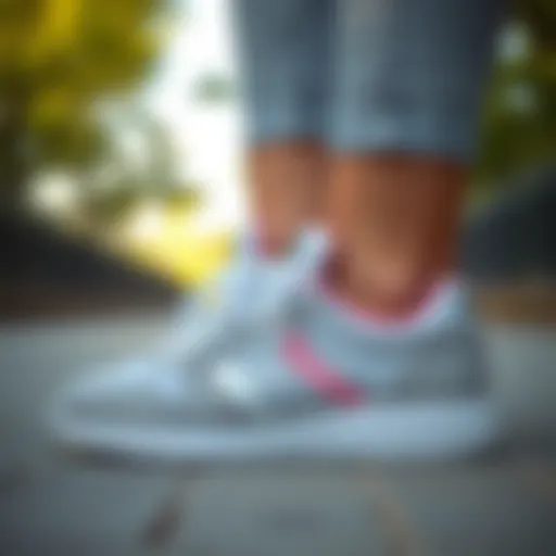 Elegant design of Hummel girls' sports shoes