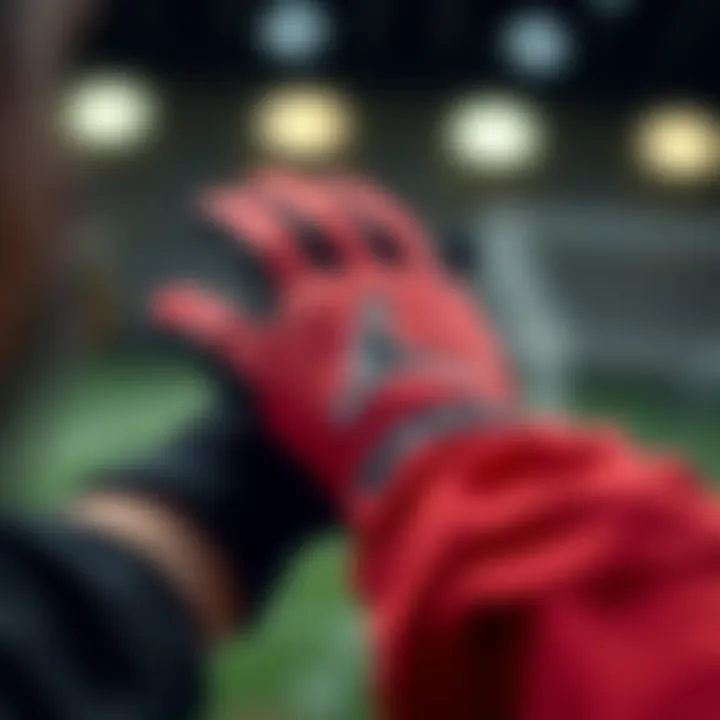 Exploring the Fusion of Aesthetics and Functionality in Jordan Gloves Detailed view of Jordan gloves showcasing design and technology