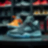 Stylish Jump sports shoes on display