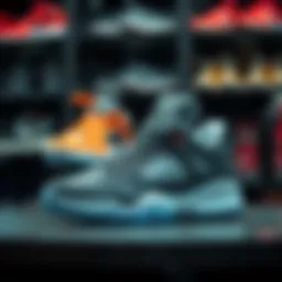 Stylish Jump sports shoes on display