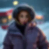 Stylish women's polar jacket showcasing modern design