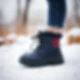 Stylish waterproof snow boots for children