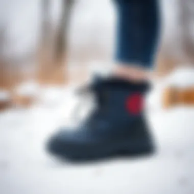 Stylish waterproof snow boots for children