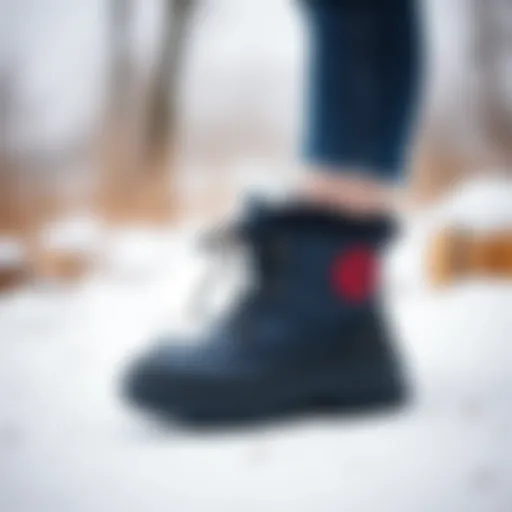 Stylish waterproof snow boots for children