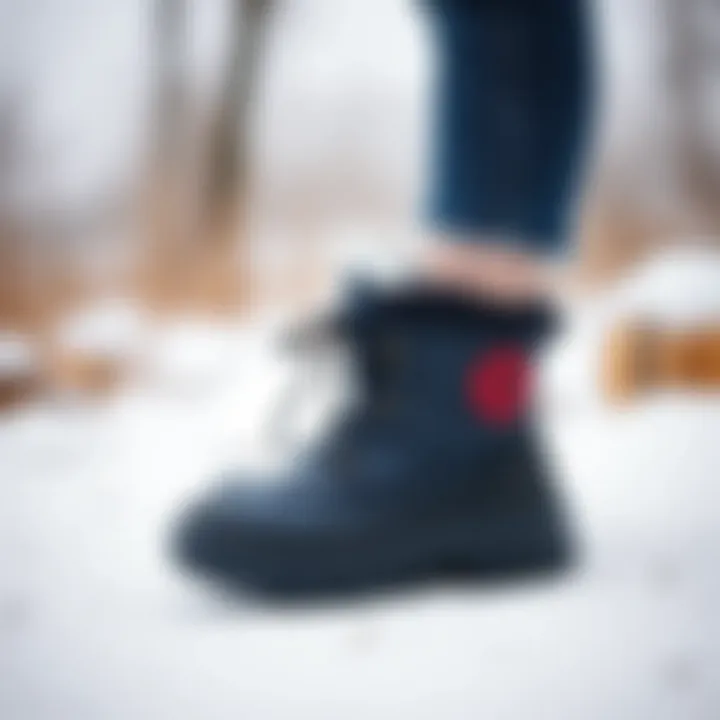 Stylish waterproof snow boots for children
