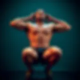 Demonstration of proper groin exercise technique