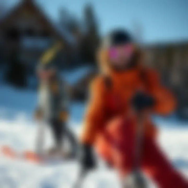 Skiing equipment selection