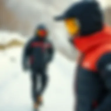 Kaz Tüyü Yelek demonstrating exceptional insulation properties outdoors.