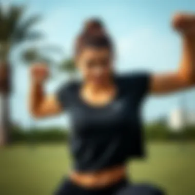 Dynamic outdoor fitness session