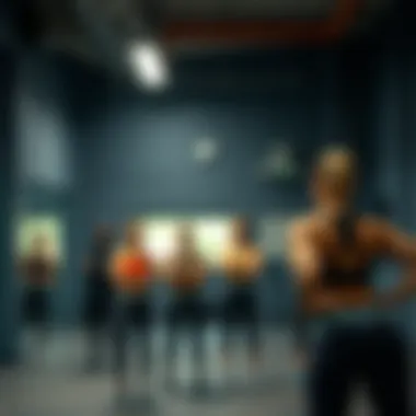 Motivational group workout environment