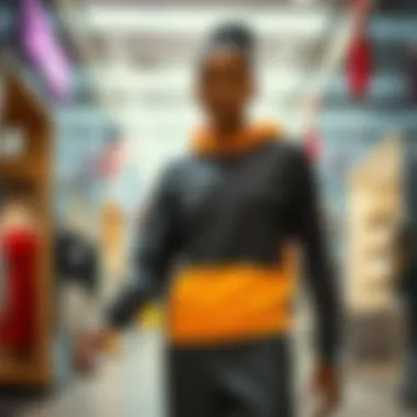 Stylish athletic wear collection showcasing unique designs