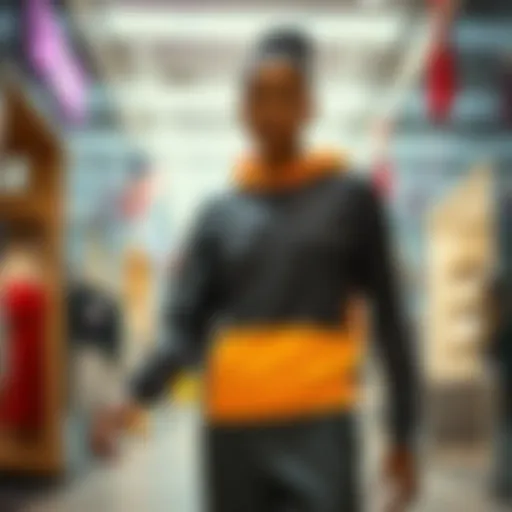 Stylish athletic wear collection showcasing unique designs