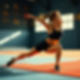 Dynamic stretching for athletes