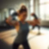 Morning workout routine showcasing fitness exercises