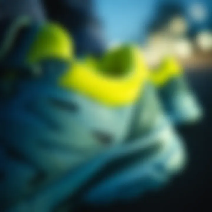 Innovative Comfort Features Close-up of New Balance shoe technology designed for comfort