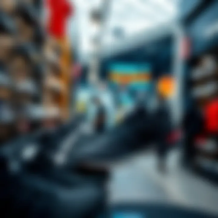 Engaging shopping experience for running shoes