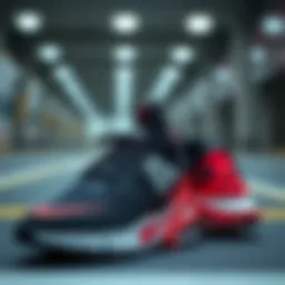 Contemporary athletic shoe design showcasing style and innovation