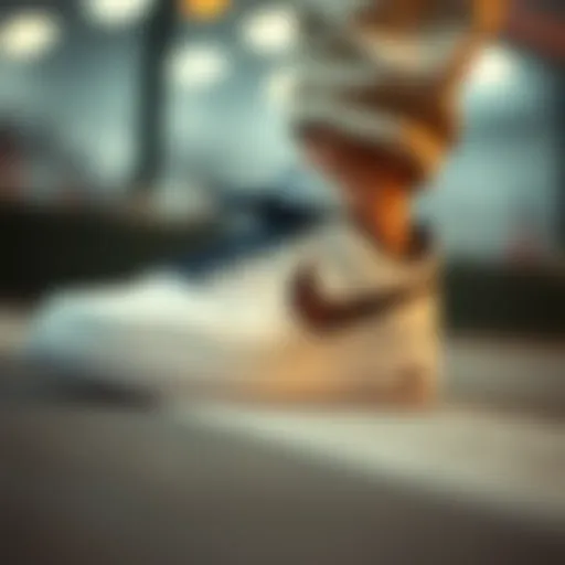 Stylish design of Nike shoes for smaller feet