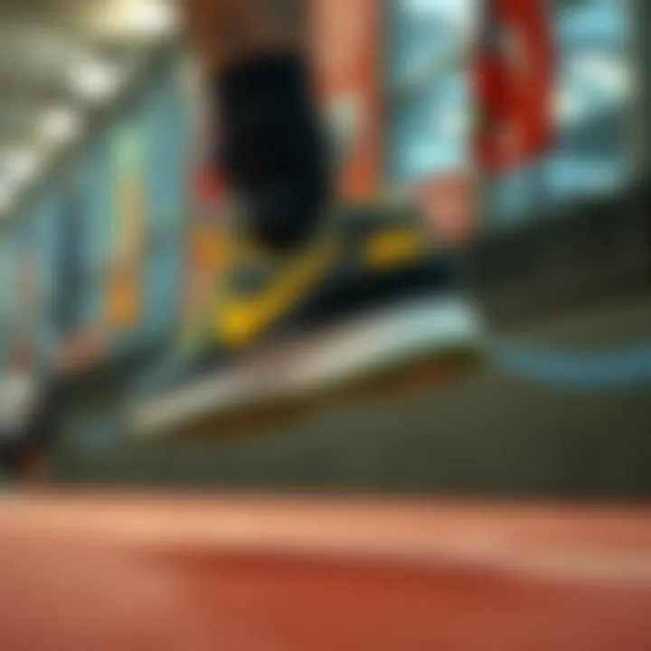 Nike Air Mavi in action during a sports event