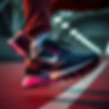 Nike Air Max 270 in action during athletic performance