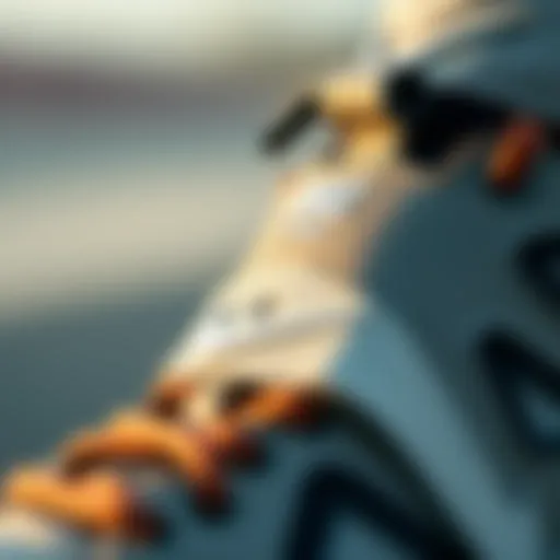 Close-up view of Nike Air Monarch showcasing its unique design