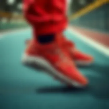 Nike Air Red Shoes in everyday activities