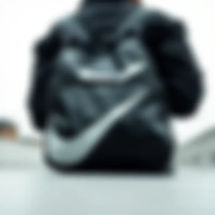 Nike bag emphasizing functionality and style