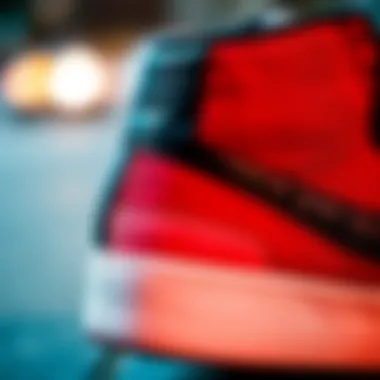 Close-up of the unique texture and materials used in Nike Blazer Mid Jumbo