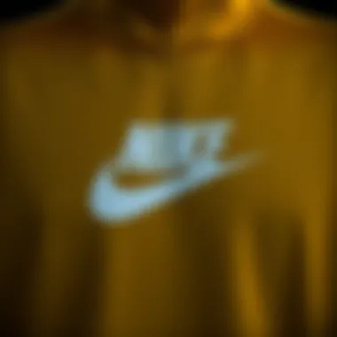 Nike branding and logo highlighting market strategy