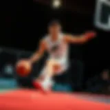 Dynamic athletic performance showcased through Nike Court collection.