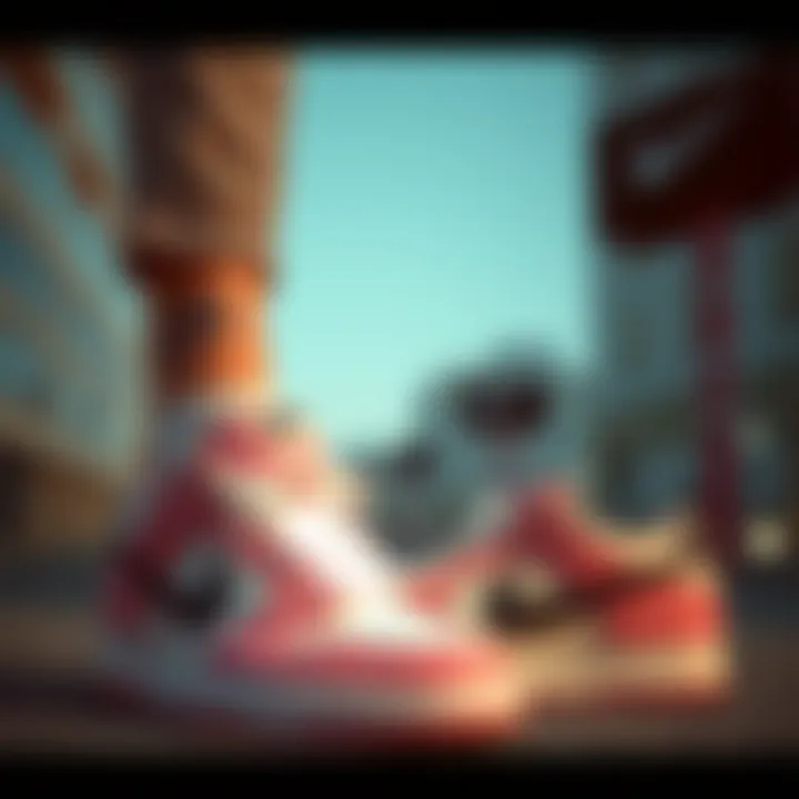 Fashionable outfit paired with Nike Dunk Panda sneakers