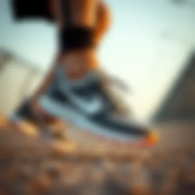 Dynamic performance of Nike shoes in action