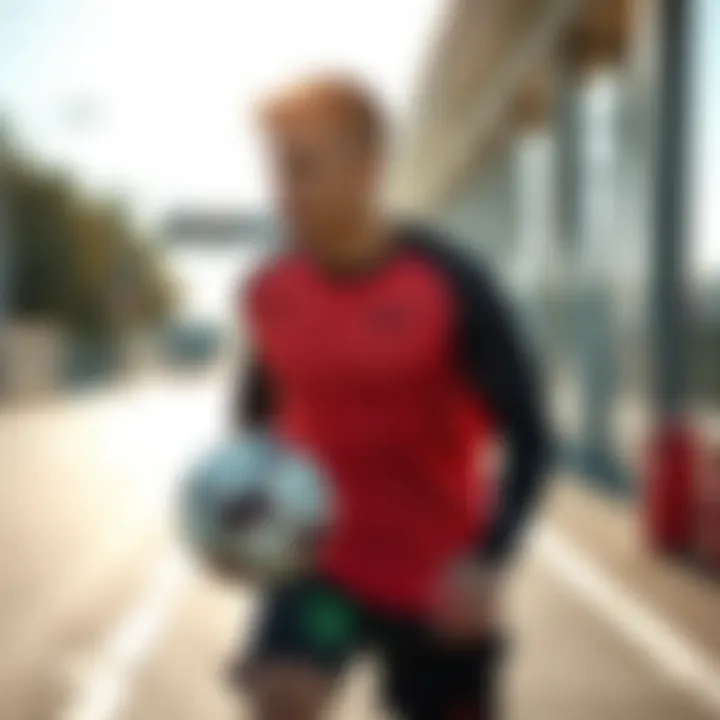 Stylish look of Nike Mercurial Air Zoom in action