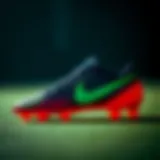 Sleek Lines and Vibrant Colors of Nike Mercurial Innovative design of Nike Mercurial soccer cleats showcasing sleek lines and vibrant colors
