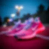 Dynamic shot of Nike React Live shoes showcasing their design and performance features.