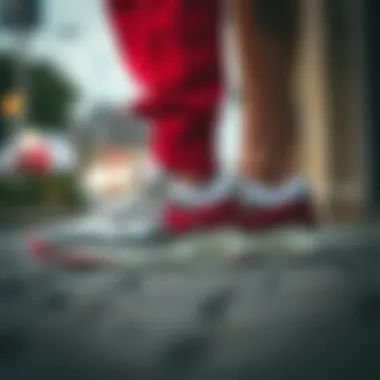 Nike Sports Shoes in Everyday Fashion Stylish Nike sports shoes complementing casual outfits