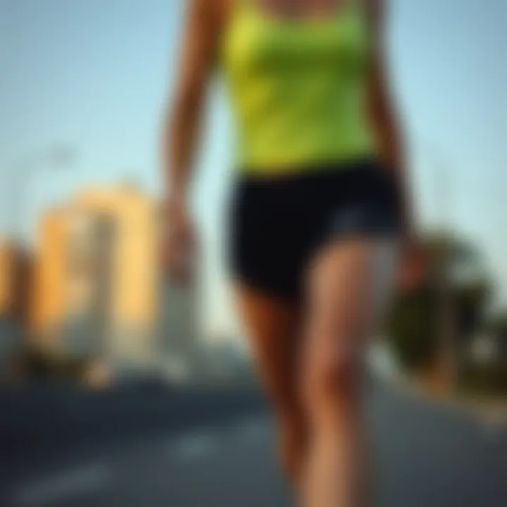 Active lifestyle with Nike sports shorts