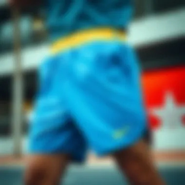 Nike sports shorts in various colors and styles