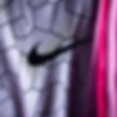Close-up of the fabric texture of Nike Tech Pembe